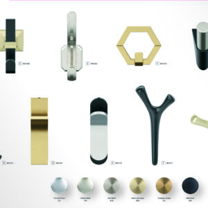 A bunch of different types of handles and knobs